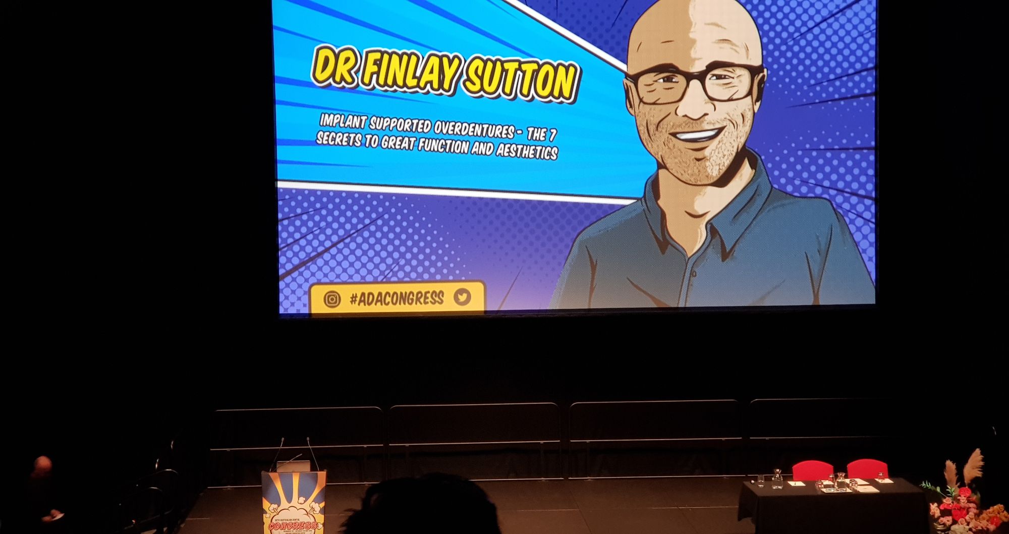 Finlay’s trip down under as Keynote lecturer at the Australian Dental Congress